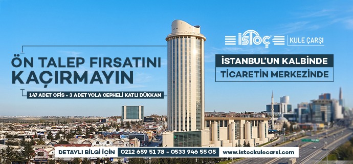 147 Adet Konforlu Ofis İle bir prestij simgesi İSTOÇ KULE