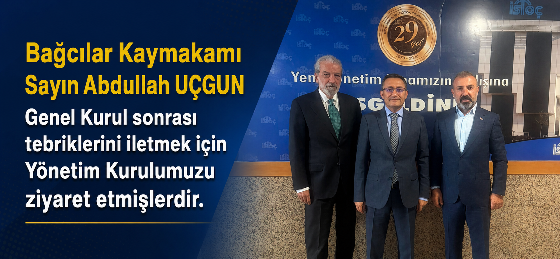 Bağcılar Kaymakamı Sayın Abdullah UÇGUNdan ziyaret